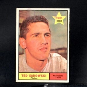  1961 Topps # 254 Ted Sadowski Ex-Mt
