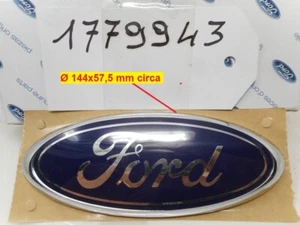 Emblema ovale anteriore mascherina FORD Per Fiesta Focus e C-Max  - Picture 1 of 3