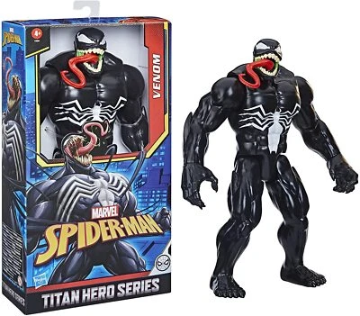 Marvel SPIDERMAN VENOM DELUXE Personaggio 30cm Serie Titan Hero - Hasbro F4984 - Immagine 1 di 2