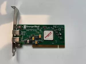 Orange Micro OrangeLink Orange Link Firewire 400 Card , PCI, Mac/PC *Used* - Picture 1 of 3