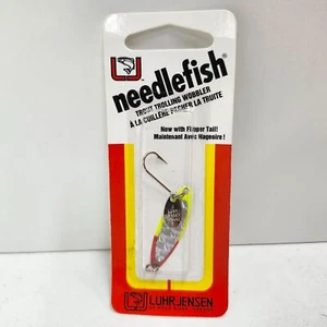Luhr Jensen Needlefish Fishing Lure Chartreuse Red Prism Size 1 1051-001-5283 - Picture 1 of 3