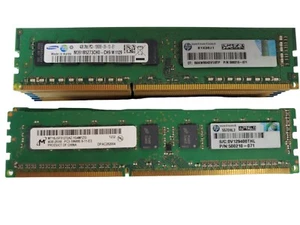 LOT(8) 4GB Samsung, OTHER-BRANDS PC3-10600E DDR3-1333MHz 2Rx8 ECC W/WARRANTY - Picture 1 of 2