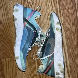 Nike React Element 87 Royal Tint AQ1090-400 Blue Aqua - US Size 7.5 Men - Picture 1 of 6
