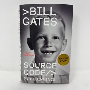 Source Code: My Beginnings Signed Book by Bill Gates Hardcover - SHIPS TODAY - Bild 1 von 4