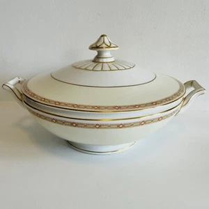 Heinrich & Co Selb Bavaria Senta Delux Round Lidded Vegetable Dish w/Handles EUC - Picture 1 of 9