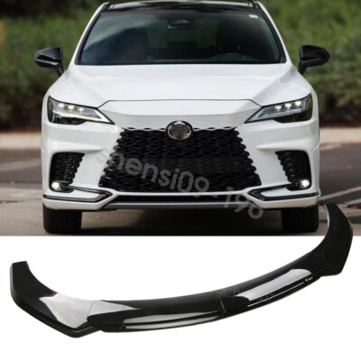 Gloss Black Front Bumper Lip Spoiler Splitter Body Kits For Lexus RX350 F Sport - Image 1 of 4
