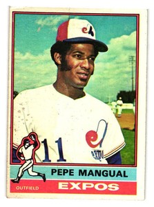 1976 Topps #164 Pepe Mangual