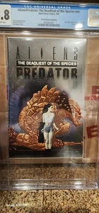 Aliens / Predator The Deadliest of the Species Silver Foil Ashcan CGC 9.8 - Picture 1 of 3