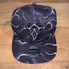 Rue 21 Men’s Snapback Hat Cap Adjustable Diamond Logo Black White Pattern