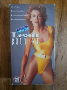 Pre-Owned Jane Fonda's Workout: Lean Routine (VHS, 1990 Warner Home Video) - Picture 1 of 3