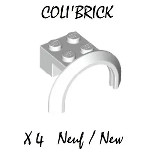Lego 50745 - 4x Garde Boue / Vehicle Mudguard - Blanc / White - NEUF - Bild 1 von 1