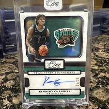 2022/23 Panini One & One Kennedy Chandler Rookie RC Auto #’d /35! Grizzlies
