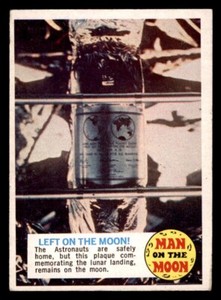 1970 Topps Man on the Moon #75 Left On The Moon VG