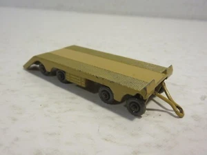 VINTAGE LESNEY MATCHBOX #16 SUPER ATLANTIC TRAILER DIECAST TOY CAR TRUCK B BEIGE - Picture 1 of 7