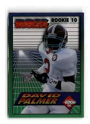 1994 Collector's Edge #10 David Palmer Boss Rookies Minnesota Vikings - Image 1 of 2