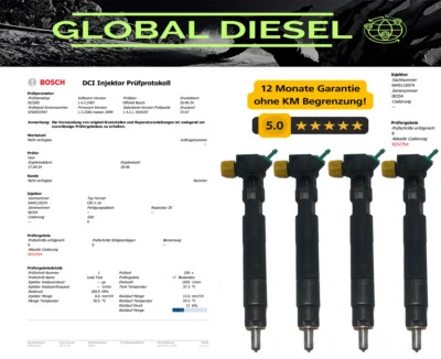 4x Mercedes Benz Injektor CDI A6510702887 28348370 28271551 - Bild 1 von 4