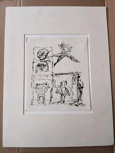 Michael Werner (1912-1989) - Pen & ink drawing of figures - Ballerinas ? - Picture 1 of 18