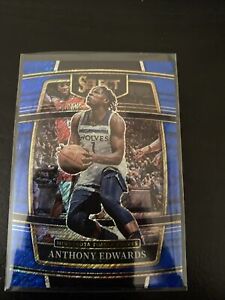 2021-22 select Anthony Edwards blue shimmer no.49