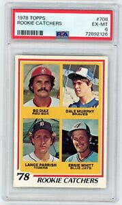 1978 Topps #708 Rookie Catchers Dale Murphy Rookie RC - PSA 6 EX/MT