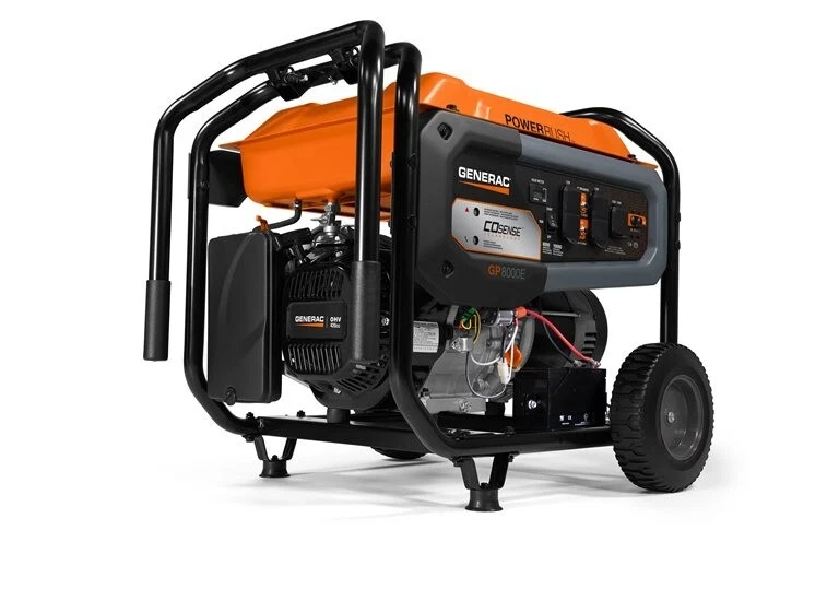 Generac 7715 GP8000E 8000W Electric Start Portable Generator - Image 1 of 2