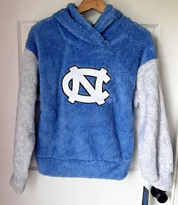 UNC Universidad de Carolina del Norte Tarheels Fútbol Sherpa Sudadera con Capucha Juvenil XS BxM - Imagen 1 de 8