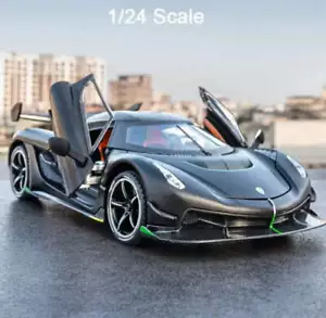 1:24 Jesko Alloy Diecast Supercar Toy - Modello auto sportiva per ragazzi Regalo - Foto 1 di 12