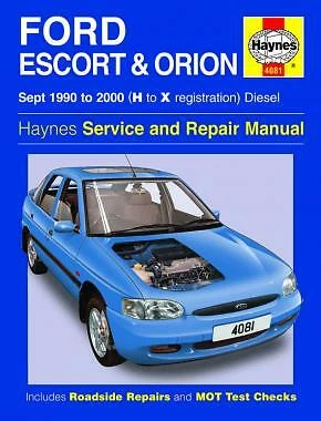 4081 Ford Escort 1990 - 2000 Diesel Haynes Service and Repair Manual - Image 1 of 2