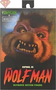 RAPHAEL as WOLFMAN TMNT x Universal Monsters 7" Action Figure Neca MINT 2023 - Picture 1 of 18