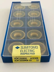 SUMITOMO WSP zum Drehen RCMT200600 AC630M ORIGINAL NEU 10 Stück. - Picture 1 of 5