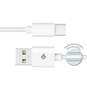 Blacktech 30cm USB-A to Micro C or HDD Apple iPhone Cable 18-20w Fast Charger - Picture 1 of 7