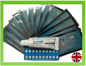 28 WHITE TEETH WHITENING STRIP + 3D WHITE TOOTHPASTE 2 WEEKS SUPPLY - Picture 1 of 3