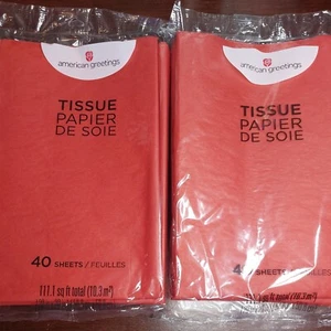 Premium rotes Seidenpapier 40 Blatt ~ 20x20 Zoll Verpackung Blumen Basteln - Bild 1 von 4