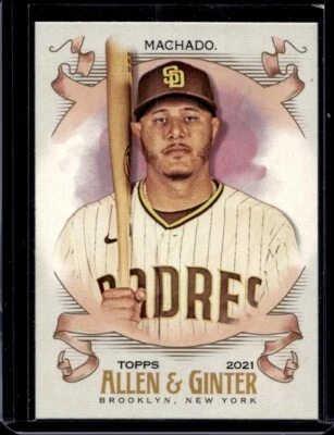 Manny Machado 2021 Topps Allen & Ginter - #6 - San Diego Padres - Image 1 of 2