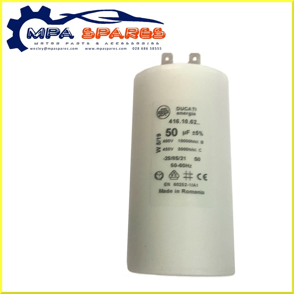 SIP 54483 50μF MOTOR CAPACITOR ( RUN )  FOR SIP 06595/96 - Image 1 of 1