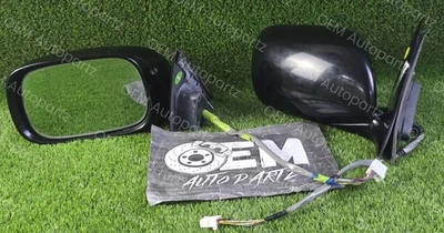 Par de espelhos laterais elétricos genuínos Lexus LS430 2001-2006 fabricante de equipamento original JDM usado - Imagem 1 de 4