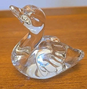 Waterford Crystal Baby Swan 3" Tall Etched Mark - Picture 1 of 15