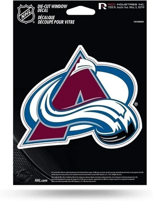 Colorado Avalanche 5 Inch Sticker Decal, Shape Cut, Flat Vinyl, Peel & Stick... - Image 1 of 4