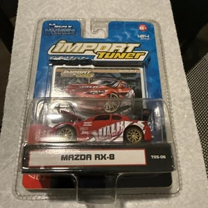 20051/64 Muscle Machines Import Tuner Mazda RX-8. Rare - Picture 1 of 4