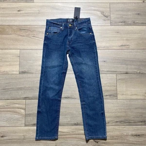 Steves Jeans Boys Stretch Skinny Fit Jeans Size 8 Ford Blue - Picture 1 of 16