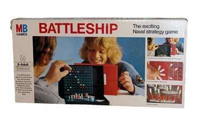 Vintage Battleship Game by MB (1983) 2 Player age 8 to Adult Navel Strategy Game - Image 1 of 4