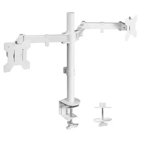 VIVO Dual Monitor Desk Mount, Heavy Duty Fully Adjustable, Fits Screens Up To 32 - Picture 1 of 5