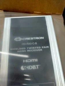 Crestron HD-TX3-C-B  4K HDBaseT Transmitter/Receiver Pair NEW OPEN BOX - Picture 1 of 5