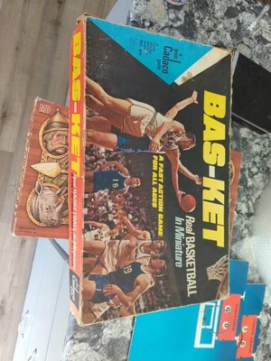 JUEGO CANASTA CADACO VINTAGE 1961 Nº 165 BALONCESTO REAL EN MINIATURA COMPLETO Foto 1 de 4