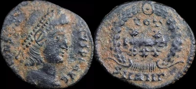 Constantius II Ancient Roman coin ( 324 - 361 AD ). Æ 16 MM. 1,29 gramm. #862 - Image 1 of 3