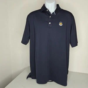FootJoy Polo Men's Blue Performance Golf Size LARGE Bel-Air CC Logo - Picture 1 of 5