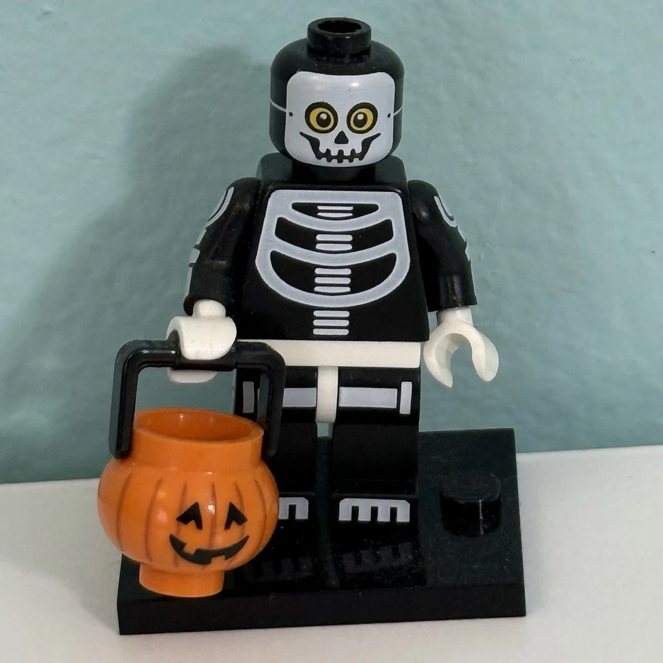 Lego 71010 Hombre Esqueleto Minifigura Coleccionable Serie 14 Calabaza Retirada 2015 Foto 1 de 1