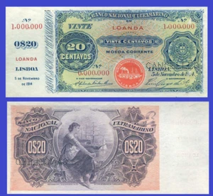 ANGOLA 20 REIS 1914 LISABOA - Copy - Picture 1 of 1