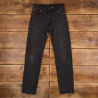Vintage Levis 505 Jeans 31 X 35 Usa Made 90S Dark Wash Straight Grey Red Tab