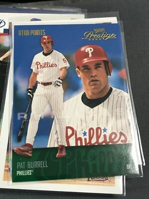  2003 Playoff Prestige Xtra Points Green #156 Pat Burrell/150 PHILLIES! - Image 1 of 2
