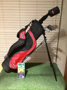 Red Zone 3 Juniors Set Driver, 7 Iron, 9 Iron, Putter Graphite & Stand Bag - Picture 1 of 12